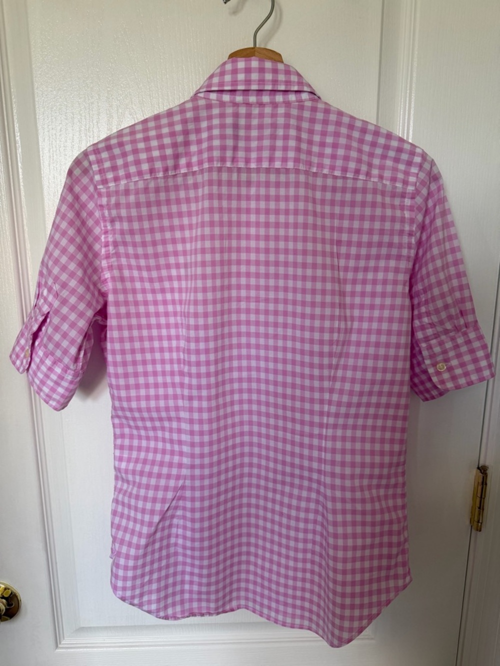 Ralph Lauren Pink Gingham Button-Down Shirt - Picture 4 of 8